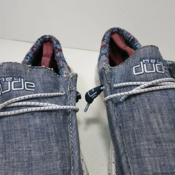 Hey Dude Wally Cloth Casual Comfort Men’s Footwear Oxfords Men's Shoes Size 12 - Picture 6 of 7